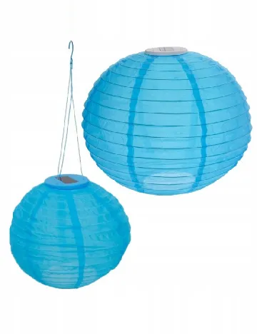 Lampion solar A.I.&E., albastru