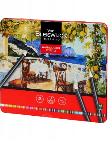 Set creioane colorate Van Bleiswijck Holland, mix culori