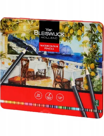 Set creioane colorate Van Bleiswijck Holland, mix culori