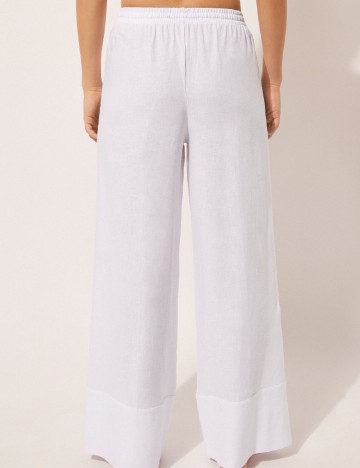 Pantaloni Calzedonia, alb