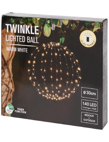Decoratiune LED ACTION, negru