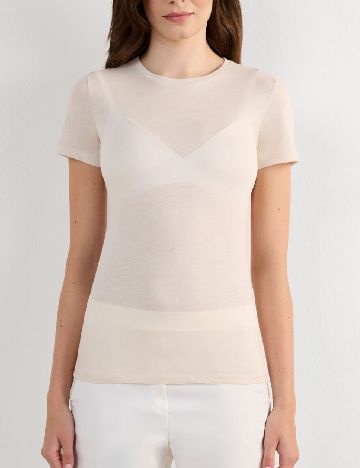 Tricou Intimissimi, crem