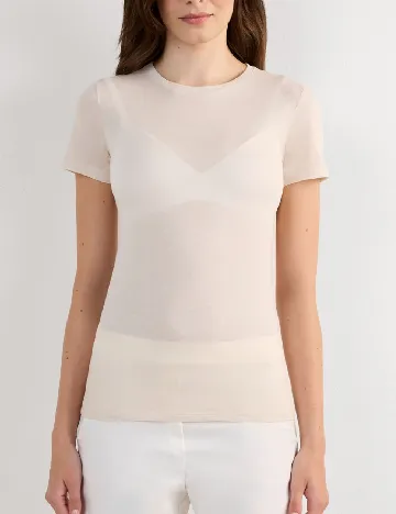 Tricou Intimissimi, crem