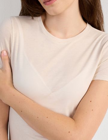 Tricou Intimissimi, crem