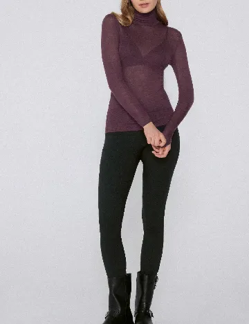 Bluza Tezenis, pruna