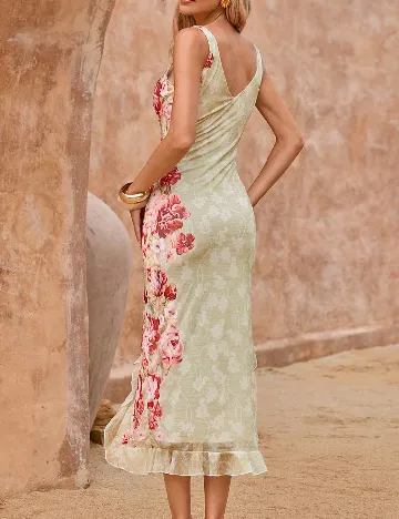 Rochie medie SHEIN, floral print