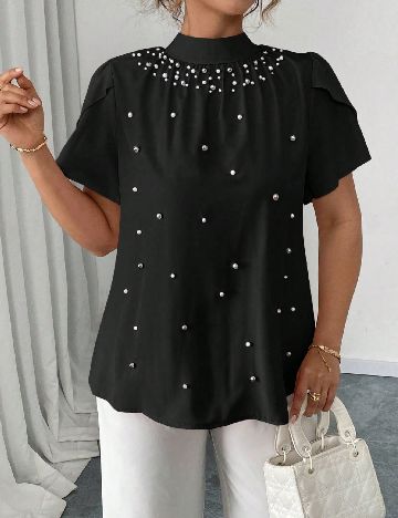 Bluza SHEIN CURVE, negru