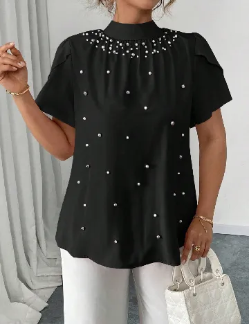 Bluza SHEIN CURVE, negru