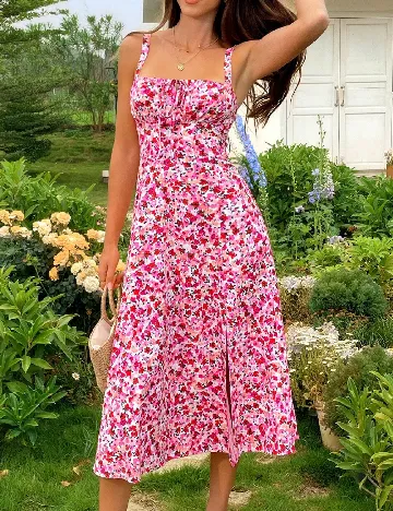 Rochie medie SHEIN, floral print
