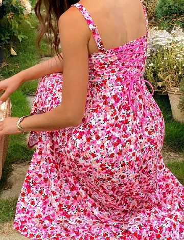 Rochie medie SHEIN, floral print