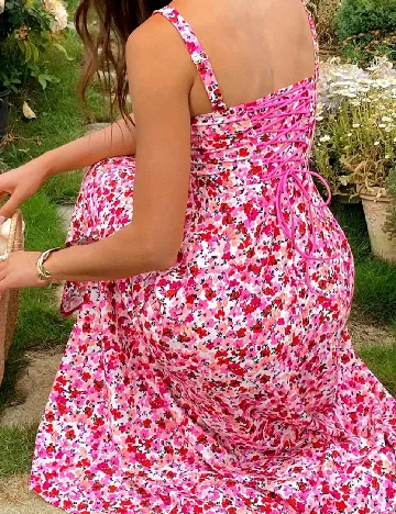 Rochie medie SHEIN, floral print