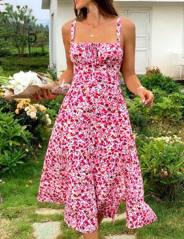 Rochie medie SHEIN, floral print