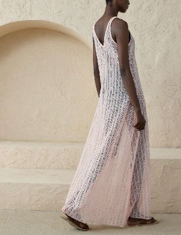 Rochie de plaja SHEIN, roz