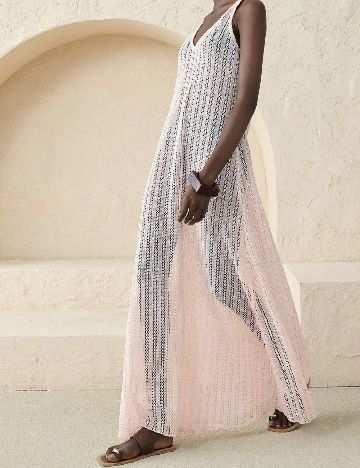 Rochie de plaja SHEIN, roz