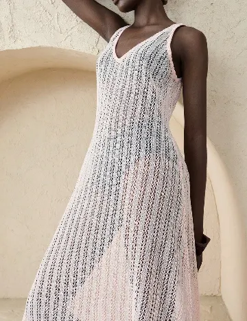 Rochie de plaja SHEIN, roz