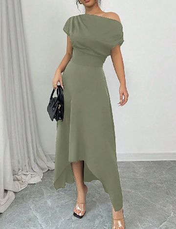 Rochie lunga SHEIN, verde