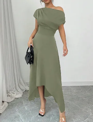 Rochie lunga SHEIN, verde