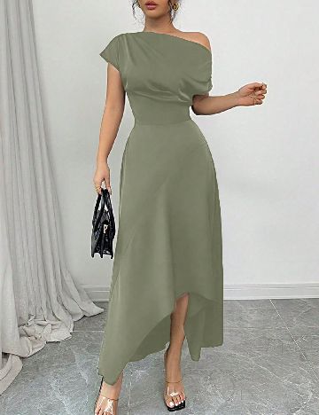 Rochie lunga SHEIN, verde