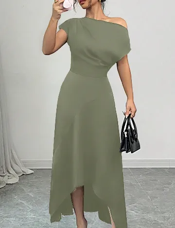 Rochie lunga SHEIN, verde