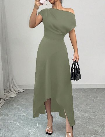 Rochie lunga SHEIN, verde