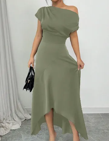 Rochie lunga SHEIN, verde