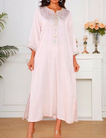 Rochie lunga SHEIN, roz pal