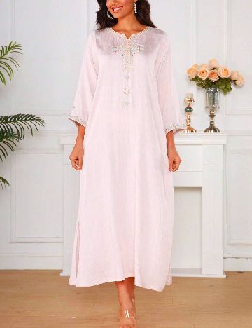 Rochie lunga SHEIN, roz pal