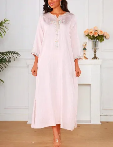 Rochie lunga SHEIN, roz pal