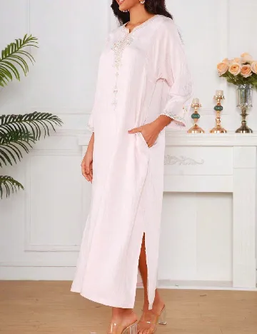 Rochie lunga SHEIN, roz pal