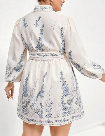Rochie scurta SHEIN CURVE, ecru