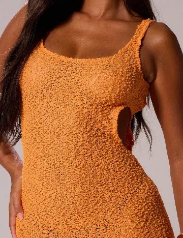 Rochie lunga Musera, portocaliu