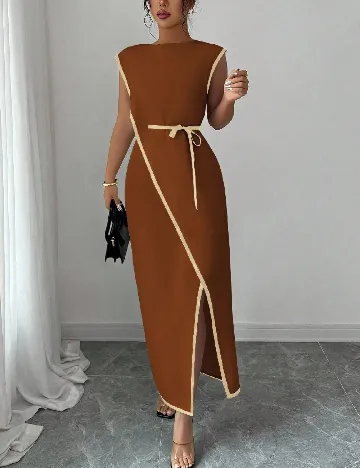 Rochie medie SHEIN, maro