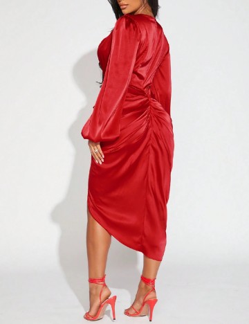 Rochie medie SHEIN, rosu