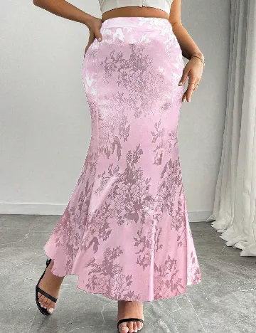 Fusta SHEIN CURVE, roz