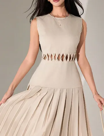 Rochie lunga SHEIN, bej