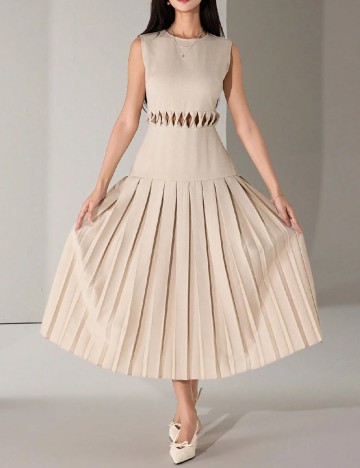 Rochie lunga SHEIN, bej