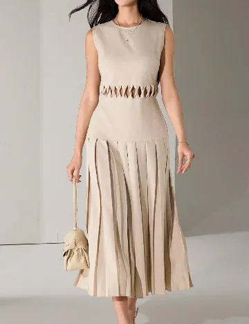 Rochie lunga SHEIN, bej
