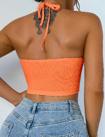 Top SHEIN, portocaliu