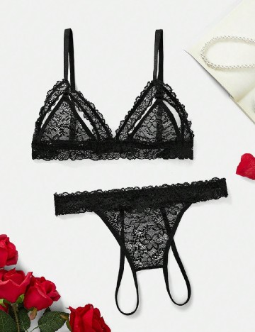 Set lenjerie SHEIN, negru
