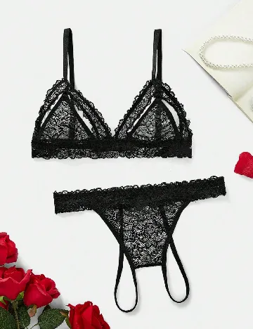 Set lenjerie SHEIN, negru