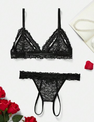 Set lenjerie SHEIN, negru