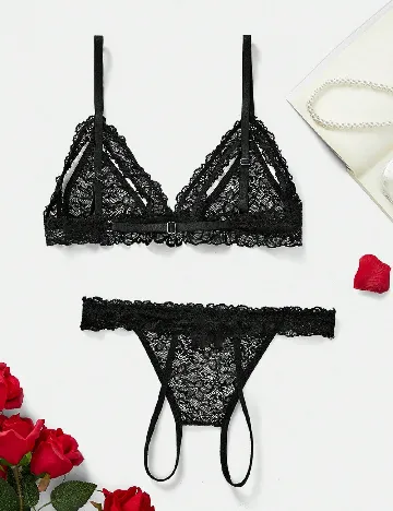 Set lenjerie SHEIN, negru