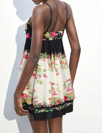 Rochie scurta SHEIN, floral print