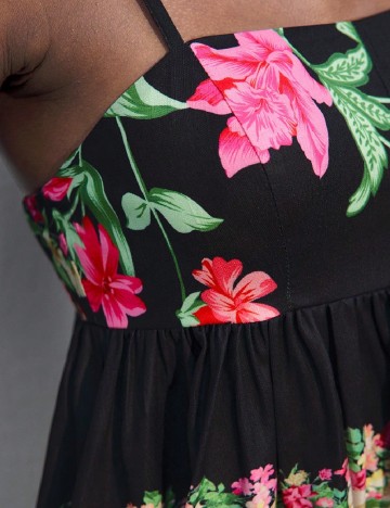 Rochie scurta SHEIN, floral print