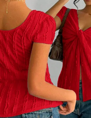 Bluza SHEIN, rosu