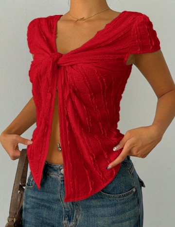 Bluza SHEIN, rosu