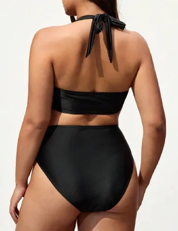 Costum de baie SHEIN CURVE, negru
