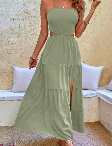 Rochie lunga SHEIN, verde