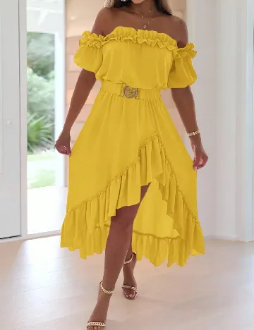 Rochie lunga SHEIN, galben