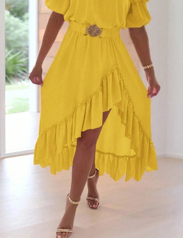Rochie lunga SHEIN, galben